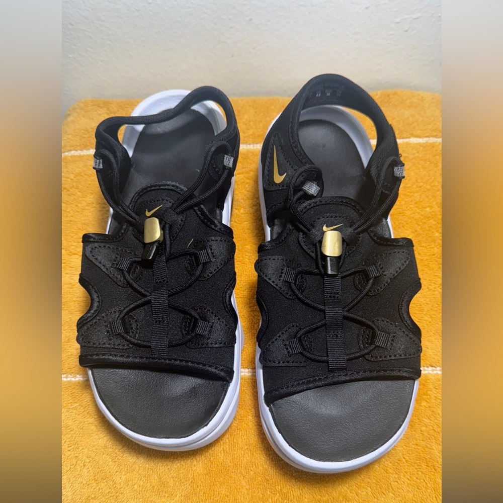 Nike Air Max Koko Summer Sandals Womens 7 Black White w/Strap UK 4.5